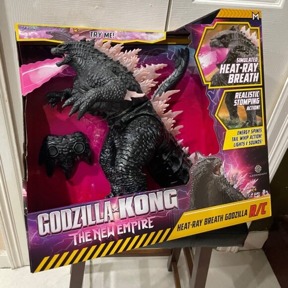 GODZILLA X KONG THE NEW EMPIRE R/C HEAT RAY BREATH REALISTIC LIGHTS SOUND RARE - Picture 4 of 15
